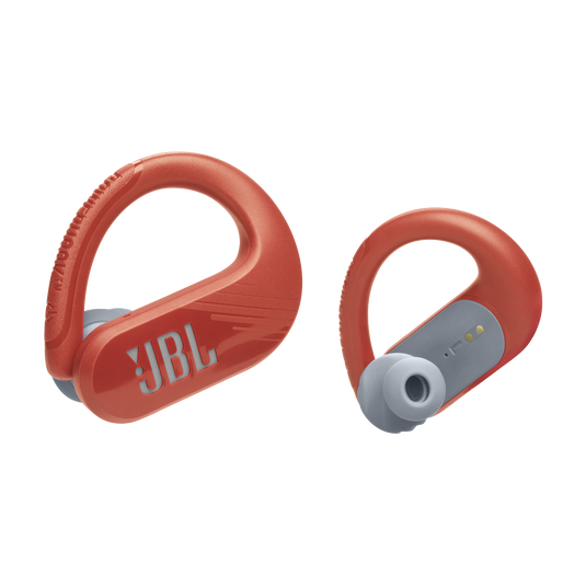 JBL Endurance Peak 3 - Coral - Dust and water proof True Wireless active earbuds - Front image number null